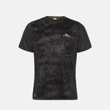 CORK PADEL PREMIUM TEE CAMO - SVART