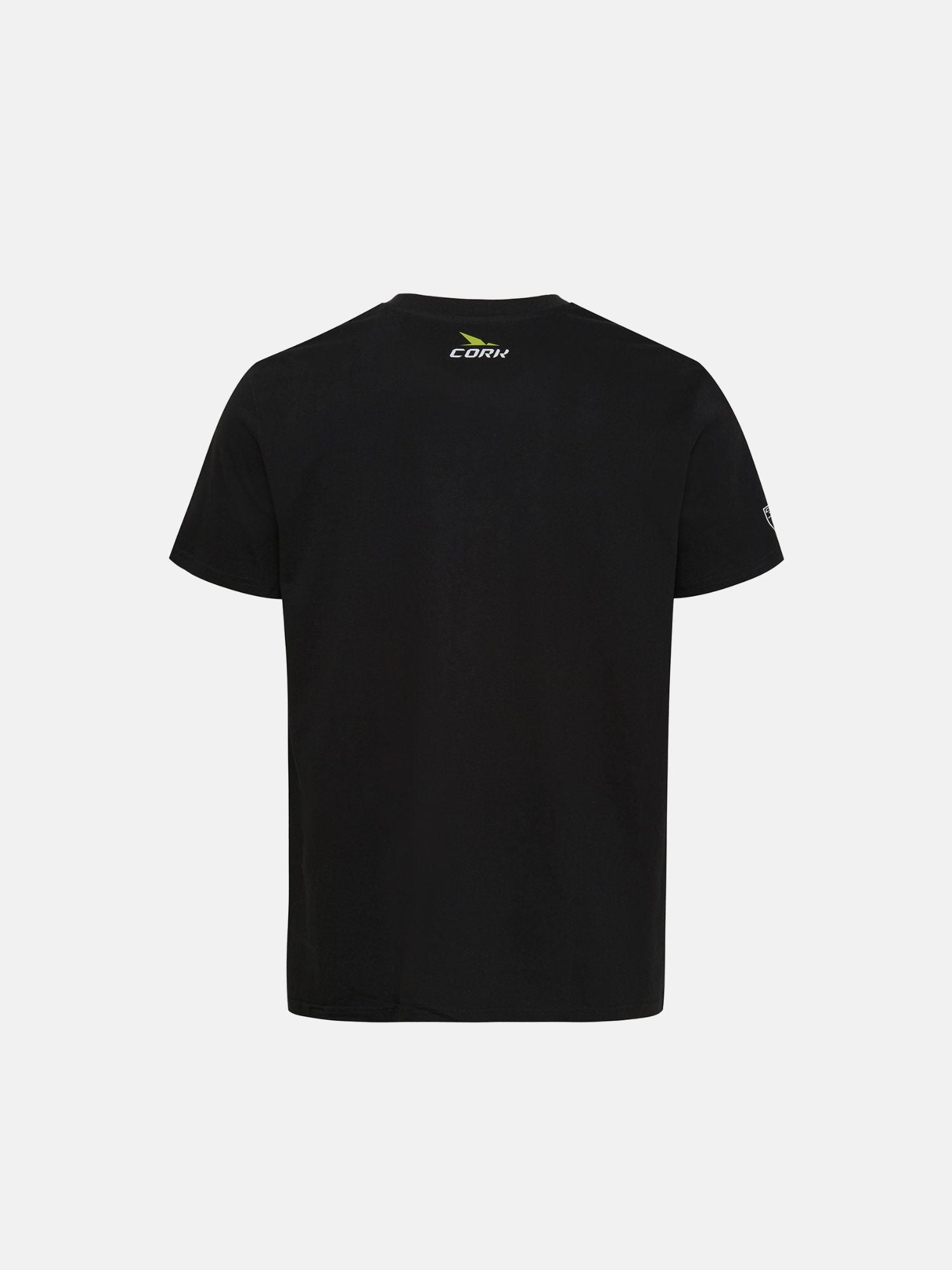 CORK PADEL TEAM TEE - SVART