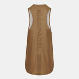 KISSPADEL OVERSIZED TANK TOP / KHAKI